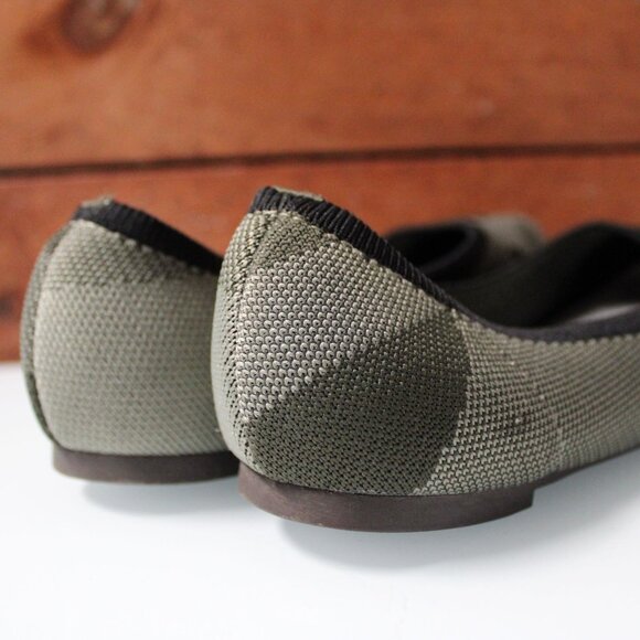 Jellypop Women’s Flats Size 7.5 Camo Knit Slip-On Shoes with Memory Foam Insole - Picture 4 of 8